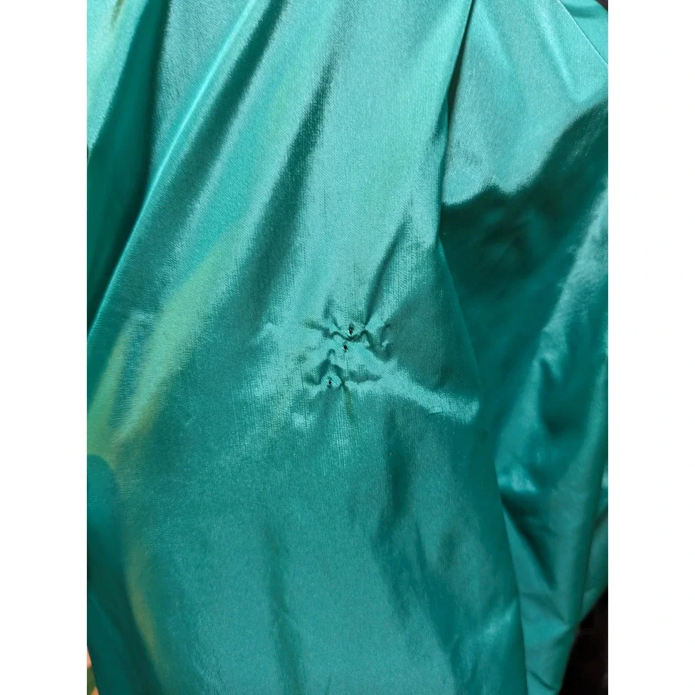 Black Pyramid XL Digital Audio Colorblock Green‎ Blue Jacket Streetwear Unisex